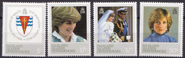 Falkland Insel, Dependencies, 1982, 112/15,  MNH **, 21. Geburtstag Von Prinzessin Diana. - Falkland