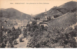 68 - RIBEAUVILLE - SAN49258 - Vue Générale Et Les Trois Châteaux - Ribeauvillé