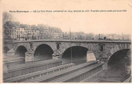 75004 - PARIS - SAN49314 - Paris Historique - Le Pont Marie - Première Pierre Posée Par Louis XIII - Distrito: 04