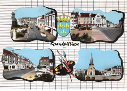 60 .n° Kri10992 . Grandvilliers .multivue .    N°ec  . Edition Combier . Sm 10X15 Cm . - Grandvilliers