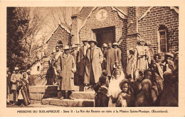 AFRIQUE DU SUD - SAN56483 - Missions Du Sud Afrique - Série II -Le Roi Des Basutos En Visite à La Mission - Basutoland - Sud Africa