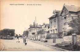 89 - PONT SUR YONNE - SAN46989 - Avenue De La Gare - Pont Sur Yonne