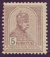 1900. Turul 5K Stamp - Usado