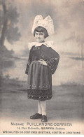 29 - QUIMPER - SAN48819 - Madame Puillandre Derrien - Spécialités De Costumes Bretons - Carte Pub - Quimper