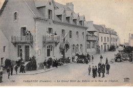 29 - CARANTEC - SAN48851 - Le Grand Hôtel Du Kélenn Et La Rue De L'Eglise - Carantec