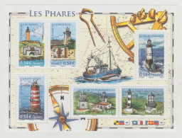 France Bloc N° 114 Les Phares - Mint/Hinged