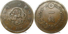 Japon - Meiji - 1 Sen An 7 (1874) - TTB/XF40 - Mon0798 - Japan