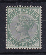 Gibraltar: 1898   QV     SG39    ½d Grey-green     MH - Gibraltar