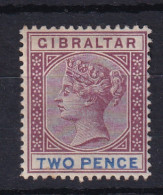 Gibraltar: 1898   QV     SG41    2d      MH - Gibilterra