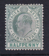 Gibraltar: 1903   Edward    SG46    ½d    MH - Gibilterra