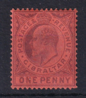 Gibraltar: 1903   Edward    SG47    1d    MH  - Gibilterra