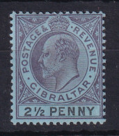 Gibraltar: 1903   Edward    SG49    2½d    MH  - Gibilterra