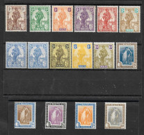 MALTA 1922 - 1926 SET TO 10s SG 123/138 MOUNTED MINT Cat £196+ - Malta (...-1964)