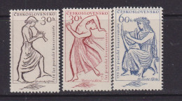 CZECHOSLOVAKIA  - 1961 Prague Conservatoire Set Never Hinged Mint - Neufs