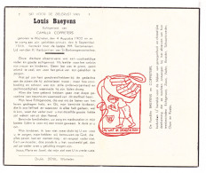 DP Louis Baeyens ° Wichelen 1902 † 1946 X Camilla Coppieters - Santini