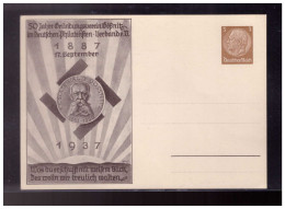 Dt- Reich (024296) Propaganda Privat Ganzsache PP122 C58 Gößnitz, 50 Jahre Gründungsverein, Ungebraucht - Private Postal Stationery