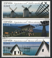 Spain - Espagne 2014 Yvert 4567-69, Rural Architecture - MNH - Unused Stamps