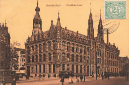 PAYS-BAS - Amsterdam - Postkantoor - Vue Générale - De L'extérieure - Animé - Carte Postale Ancienne - Amsterdam
