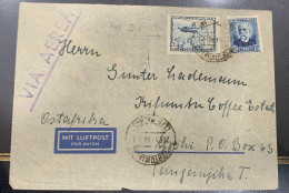 1936. PUERTO DE LA LUZ (LAS PALMAS)/ MOSHI (TANZANIA). - Cartas & Documentos