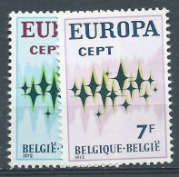 BELGIQUE - Neuf - 1972 - YT N° 1623-1624- Europa 1972 - Nuovi