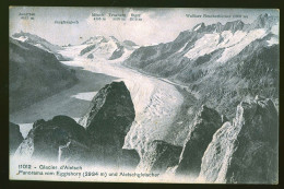 14425 - SUISSE - GLACIER D'ALETSCH - Panorama Vom Eggishorn Und Aletschgletscher - Autres & Non Classés