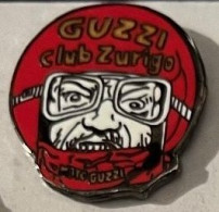 GUZZI CLUB ZURIGO - SVIZZERA - CLUB ZURICH - SUISSE - CASQUE - VISAGE - TETE - MOTO - LUNETTES - EGF -  MOTORRAD - (34) - Motorbikes