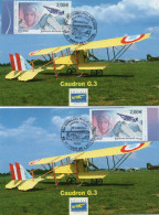 Carte Maxi  2005 : CAUDRON G 3 ( Lot De 2 Cartes) - 2000-2009