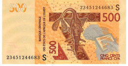 W.A.S. GUINEA BISSAU P919Sl 500 FRANCS (20)23 2023  Signature 46 UNC. - États D'Afrique De L'Ouest