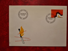 SUISSE LETTRE 1984 BERN FDC PREVENTION DES INCENDIES - Other & Unclassified