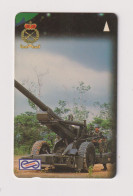 MALAYSIA -  Artillery Piece GPT Magnetic  Phonecard - Maleisië