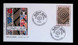 CL, FDC, Premier Jour D'émission, Algérie, Alger, 24-2-1973, Broderies Algériennes, 565 - Algerien (1962-...)