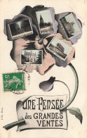 FRANCE - Grandes Ventes - Une Pensée Des Grande Ventes - Multivues - Carte Postale Ancienne - Autres & Non Classés