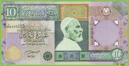 Voyo LIBYA 10 Dinars ND/2002 P66 B530a 5 ١ /225 UNC - Libië