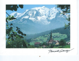 CPM- 74 - LE MONT BLANC Signé Bernard GRANGE  -  TBE - - Chamonix-Mont-Blanc