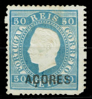 Açores, 1879, # 30b Dent. 13 1/2, Sob. C, MNG - Azoren
