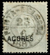 Açores, 1871, # 22d Dent. 13 1/2, Sob. C, Used - Azoren