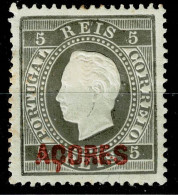 Açores, 1871, # 16f Dent. 13 1/2, Sob. C, MH - Açores