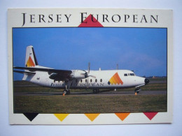 Avion / Airplane / JERSEY EUROPEAN AIRWAYS  / Fokker F27-500 - 1946-....: Moderne