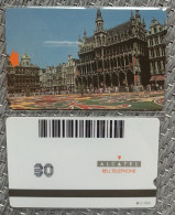 Bell Alcatel Phonecard, Brussels Town Hall, 30 Units - [3] Tests & Services