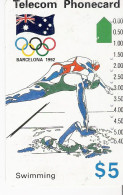 Australia: Telecom - Olympic Games Barcelona 1992, Swimming - Australie