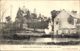 CPA Mareuil Sur Ourcq Oise, Kirche, Mühle - Sonstige & Ohne Zuordnung