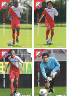 4  POSTCARDS   FC UTECHT 2011-12 SEASON - Football