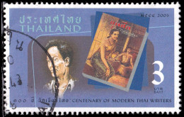 Thailand Stamp 2005 Centenary Of Modern Thai Writers 3 Baht - Used - Tailandia