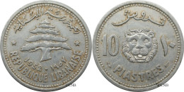 Liban - République - 10 Piastres 1952 - TTB+/AU50 - Mon6449 - Lebanon