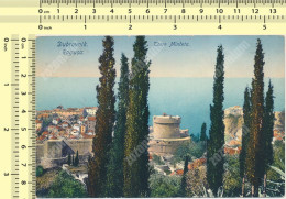 1912 Dubrovnik Minceta RAGUSA K.U.K Stamp Croatia Fotograf Kulisic  Vintage Photo Postcard Rppc Pc - Croatia