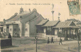 13 - Marseille - Exposition Coloniale De 1906 - Pavillon De La Cochinchine - Animée - CPA - Oblitération Ronde De 1908 - - Mostre Coloniali 1906 – 1922