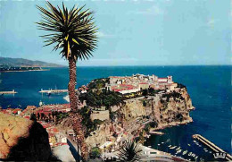 Monaco - Le Rocher De Monaco - Vue Du Jardin Exotique - Au Fond L'Italie - Carte Neuve - CPM - Voir Scans Recto-Verso - Panoramische Zichten, Meerdere Zichten