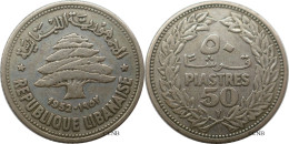 Liban - République - 50 Piastres 1952 - TB/VF30 - Mon6450 - Lebanon