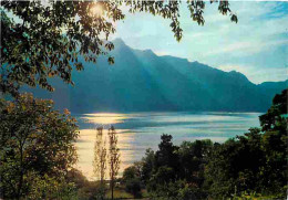 73 - Lac Du Bourget - A L'heure Crépusculaire Et Dent Du Chat - CPM - Voir Scans Recto-Verso - Le Bourget Du Lac