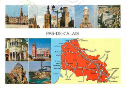 62 - Pas De Calais - Multivues - Carte Géographique - CPM - Voir Scans Recto-Verso - Andere & Zonder Classificatie